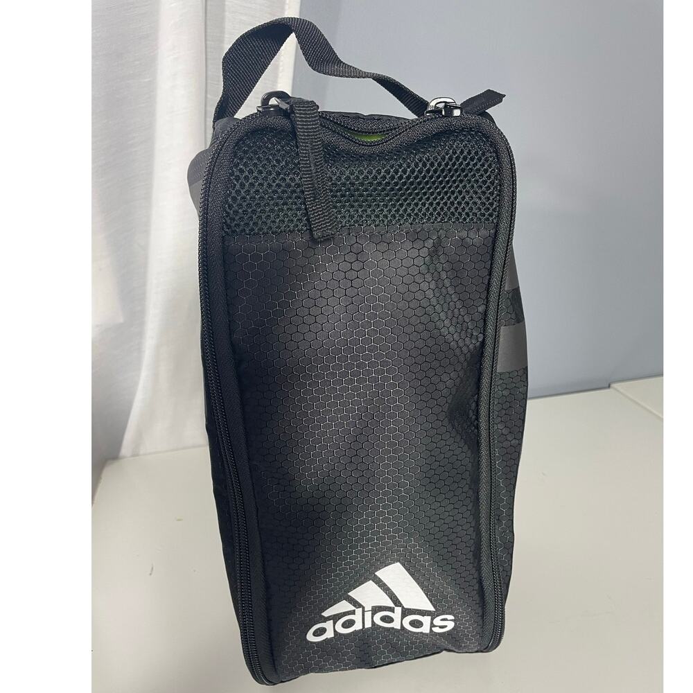 Adidas Shoe Bag Zippered Top Handle 13x6x7 New No Tags Sports